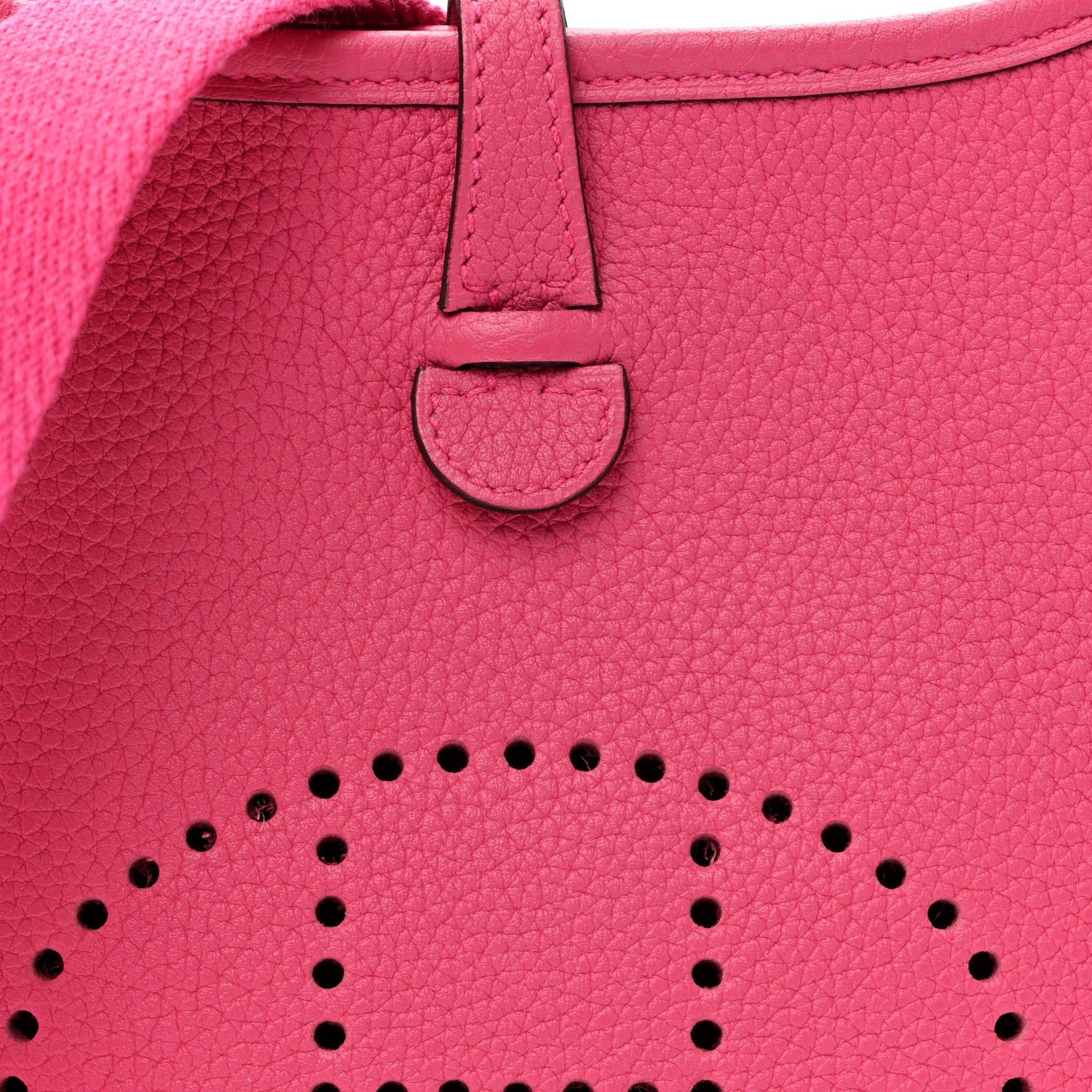 Hermes Taurillon Clemence Evelyne TPM Rose Mexico
