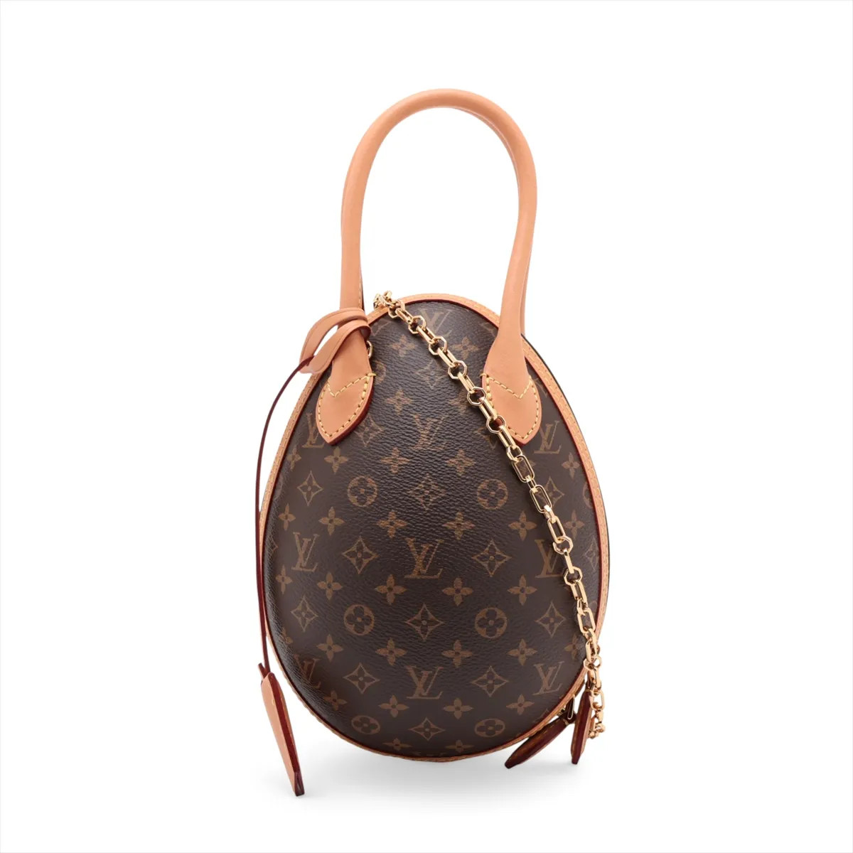 Louis Vuitton Monogram LVEGG bag M44587 Brown x black There was an RFID response