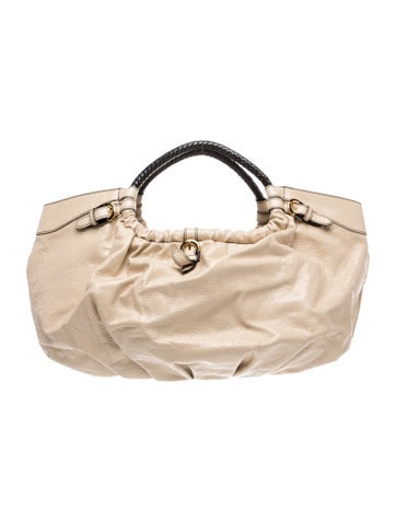 Badgley Mischka Vegetarian Patent Leather Shoulder Bag