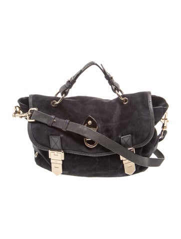 Mulberry Suede Crossbody Bag