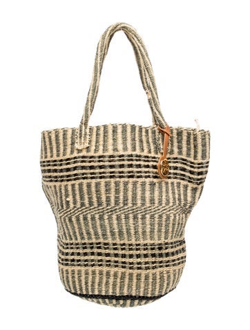 Raffia Bucket Bag