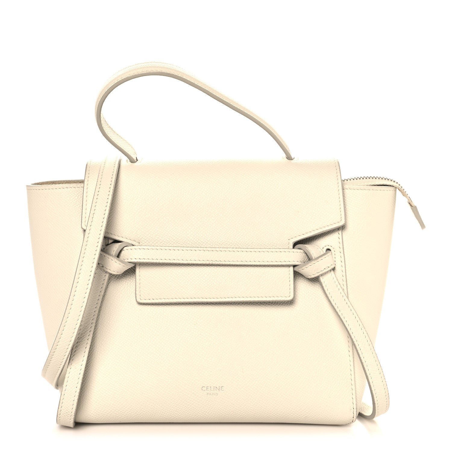 Celine Grained Calfskin Nano Belt Bag Linen