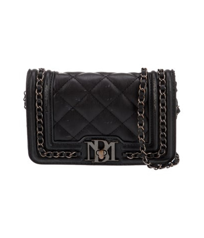 Badgley Mischka Mischka Leather Shoulder Bag