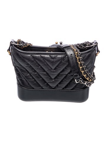 Small Chevron Gabrielle Hobo