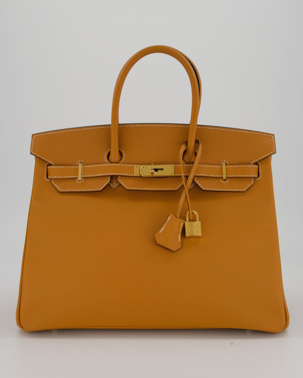 Hermes Hermès Birkin 35cm Bag in Toffee Epsom Leather and Gold Hardware