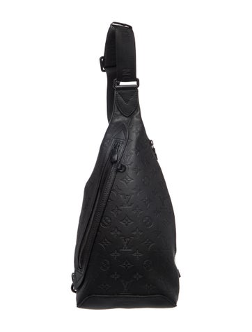 Taiga Leather Monogram Shadow Duo Sling