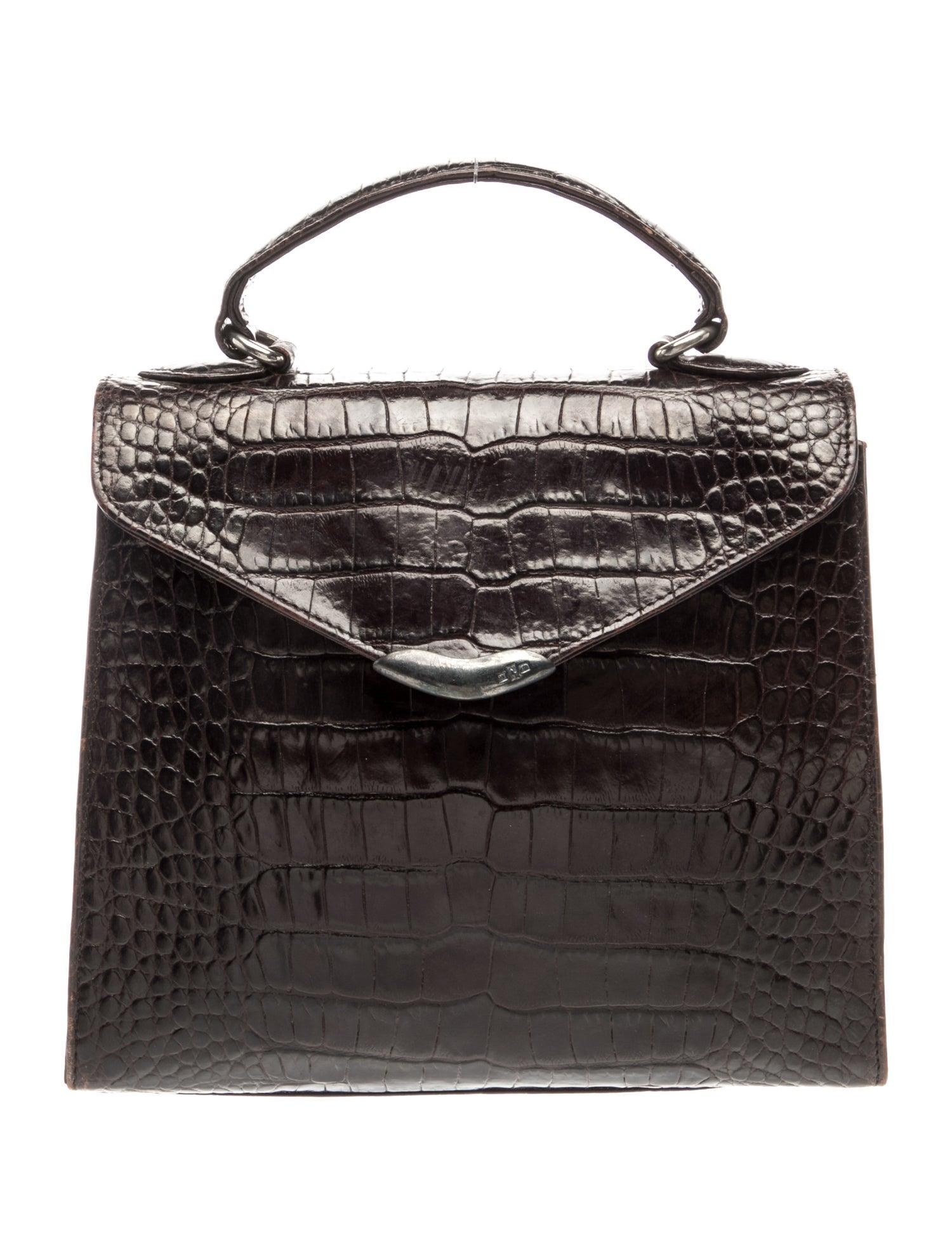 Leather Top Handle Bag