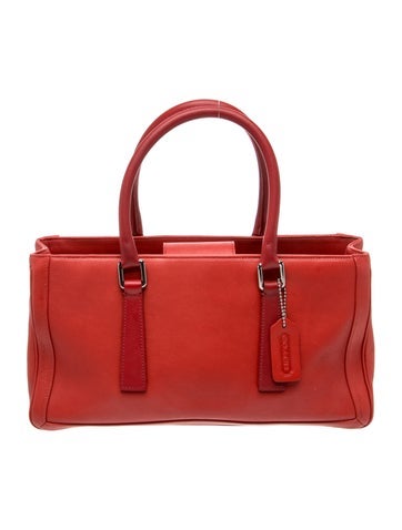 Leather Top Handle Bag