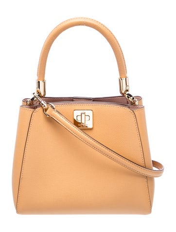 Leather Top Handle Bag
