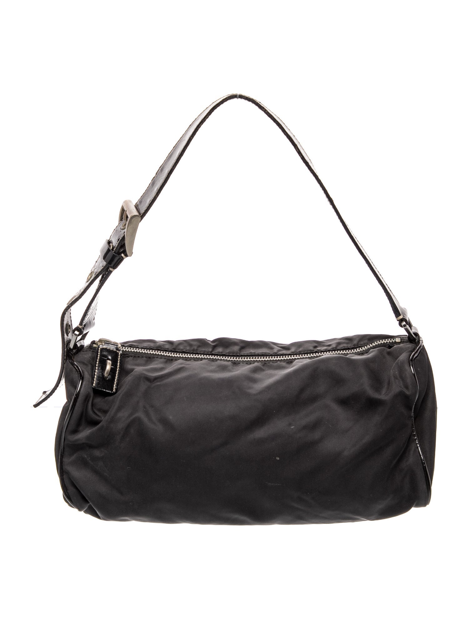 Enameled Metal Triangle Shoulder Bag