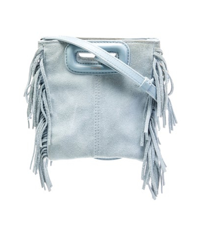 Maje Suede Crossbody Bag