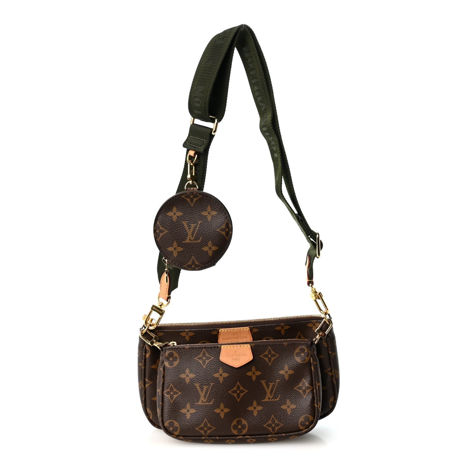 Louis Vuitton Monogram Multi Pochette Accessories Kaki