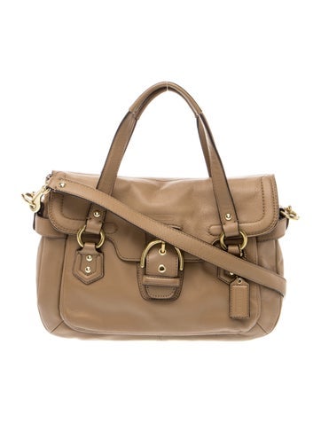 Leather Top Handle Bag