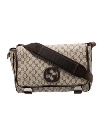 Interlocking CC Messenger Bag