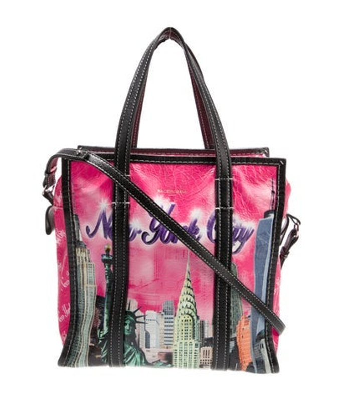 Balenciaga Leather Bazar S Shopper Tote