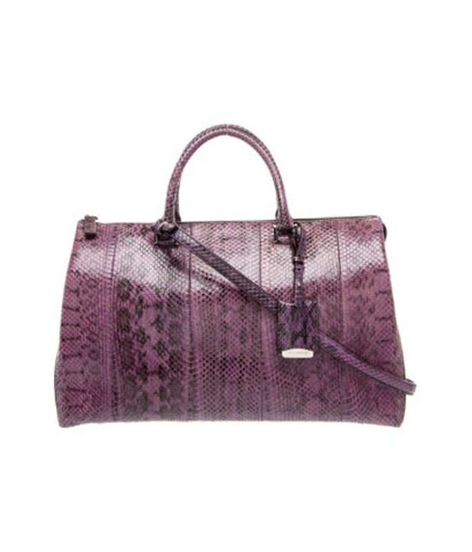 Jil Sander Sander Snakeskin Top Handle Bag