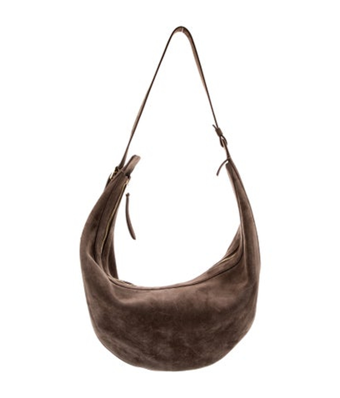 Khaite Suede Shoulder Bag
