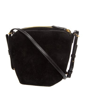 Suede Messenger Bag