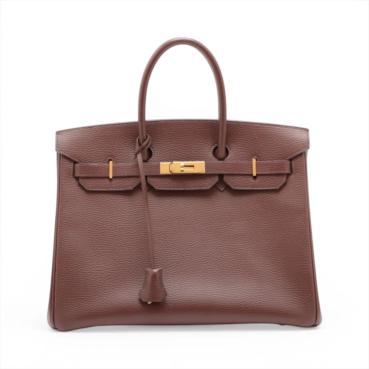 Hermès Birkin 35 Le Tournay Ardennes Havane Gold Metal Fittings