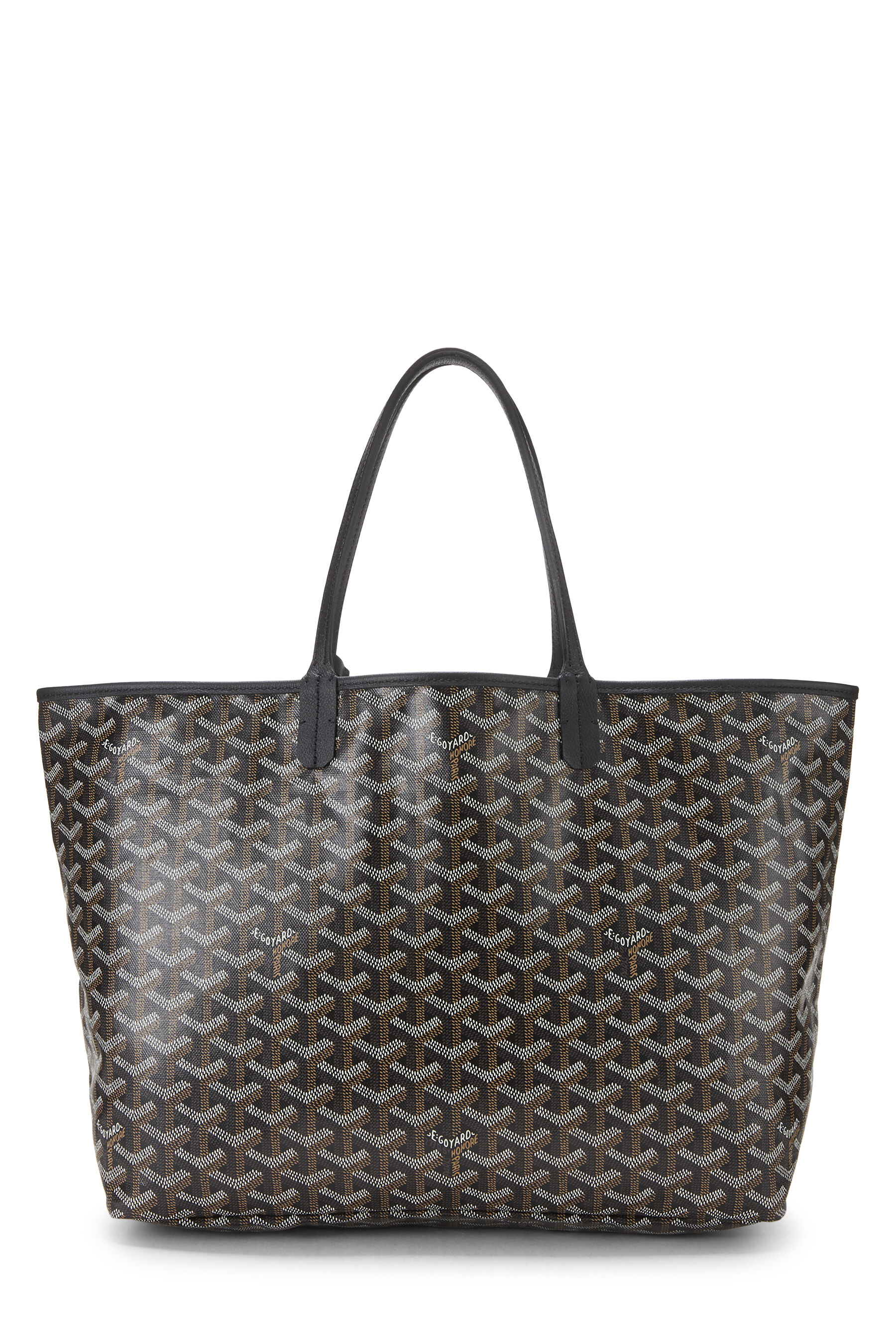 Goyard Black Goyardine Canvas Saint-Louis PM