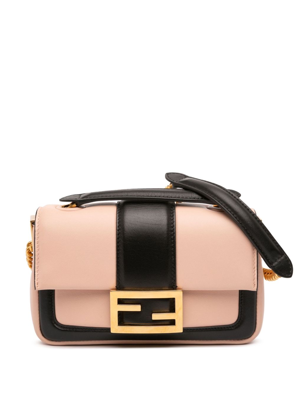 2010-2025 Mini Bicolor Nappa Apolo Chain Baguette shoulder bag