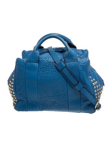 MCM Leather Top Handle Bag