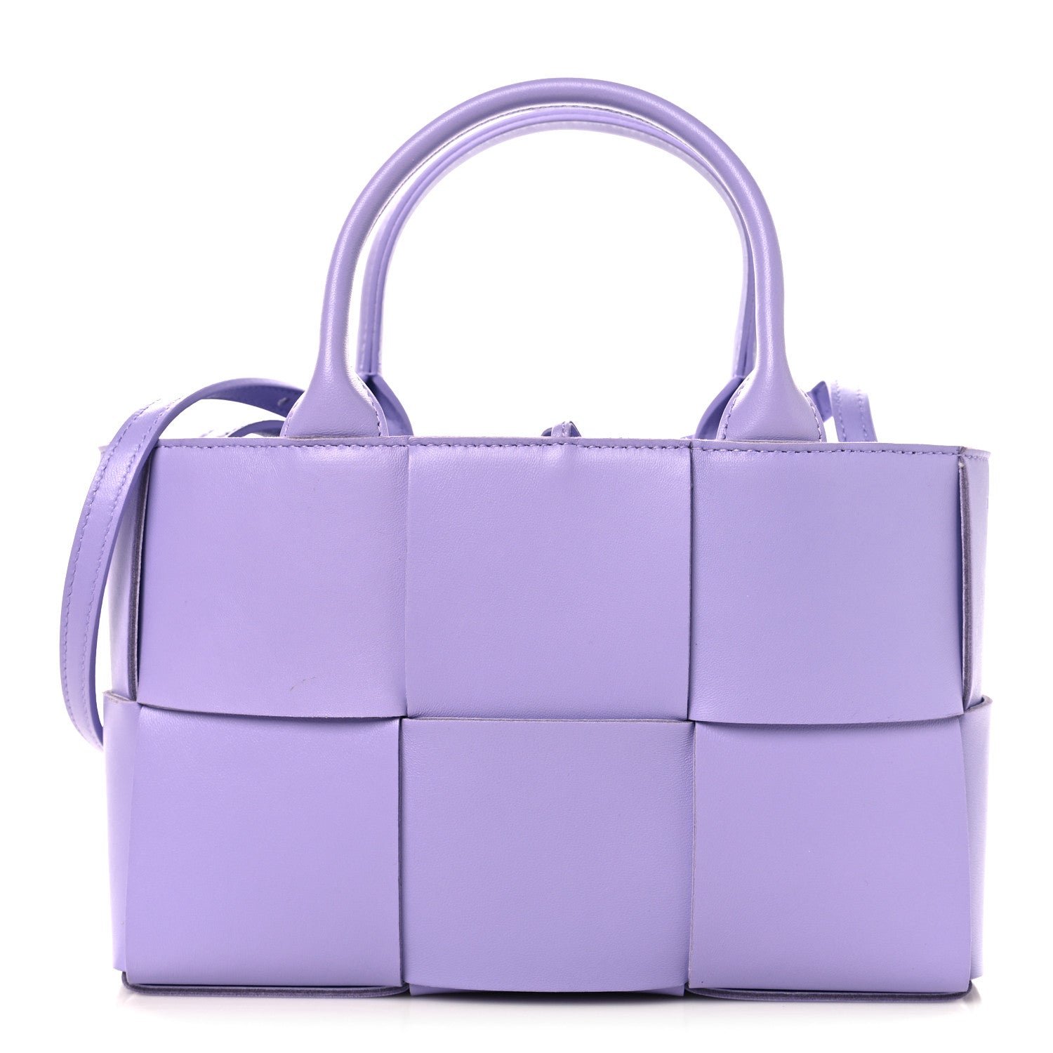 Bottega Veneta Nappa Maxi Intrecciato Mini Arco Tote Wisteria
