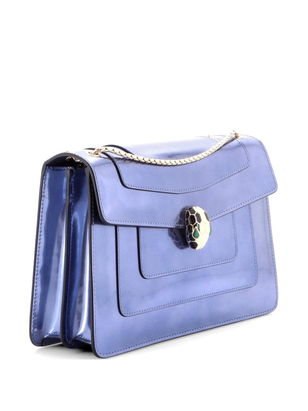 Serpenti Forever Patent Medium shoulder bag
