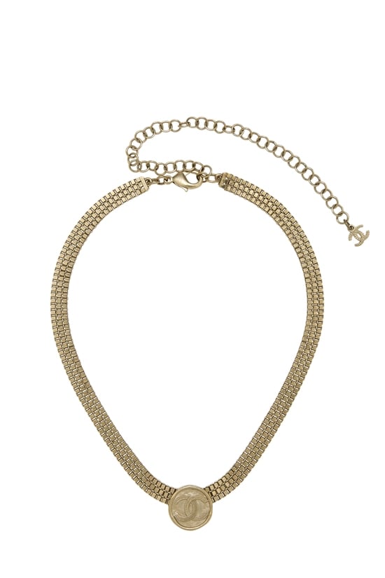 Gold Medallion Choker
