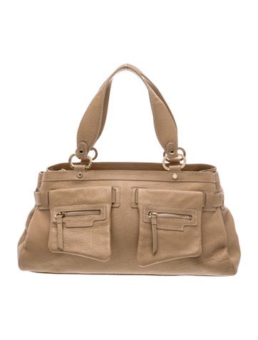 Leather Top Handle Bag