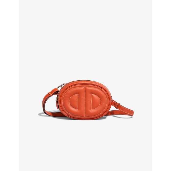Hermes 
		In-the-Loop Banane Belt Bag Swift Sanguine / Rose Lipstick    