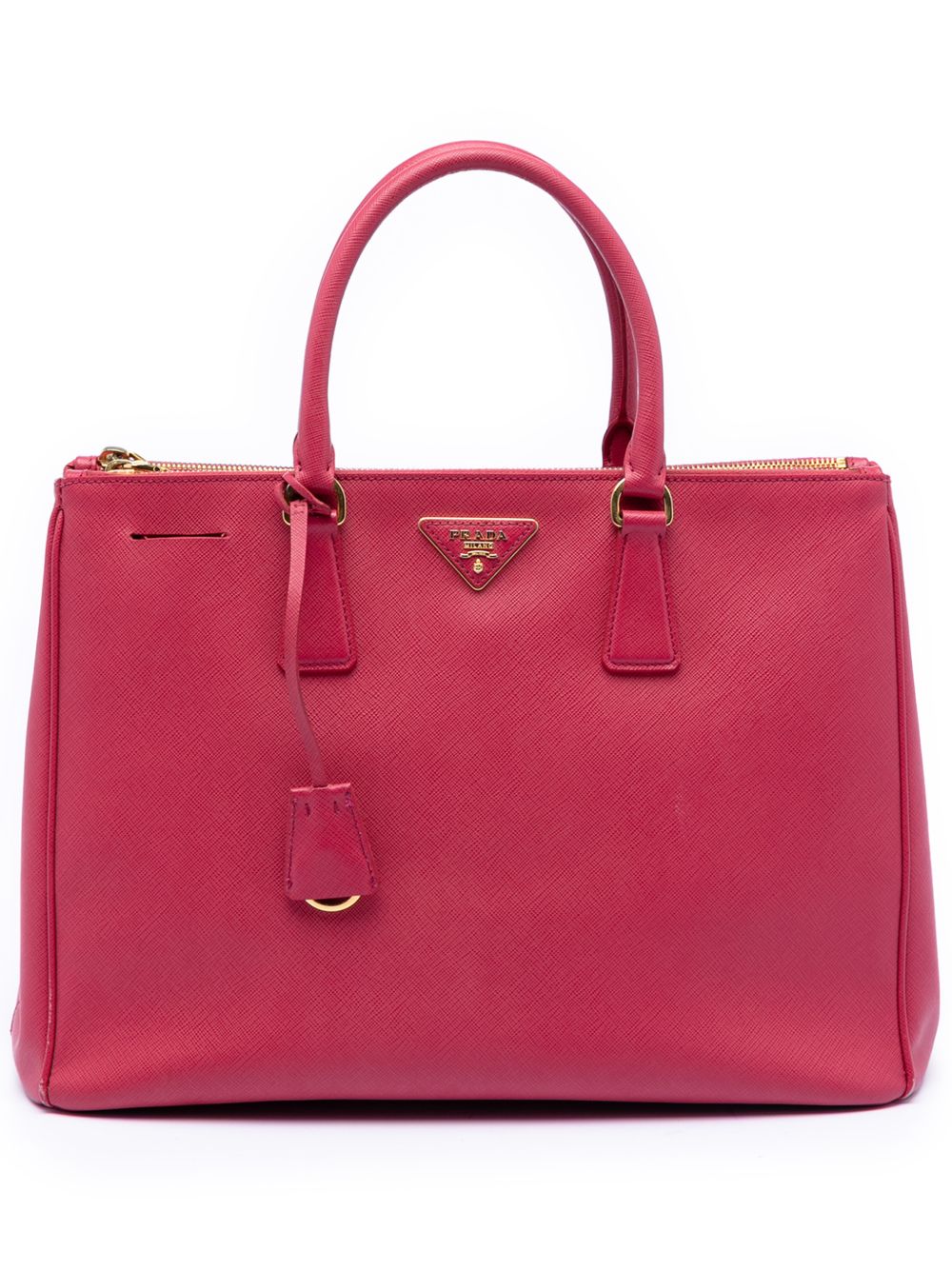2013-2025 Large Saffiano Lux Galleria Double Zip satchel