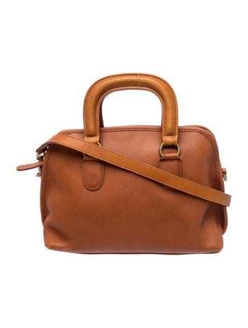 Leather Top Handle Bag