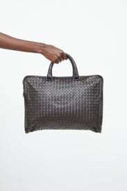 Bottega Veneta Intrecciato Laptop Bag