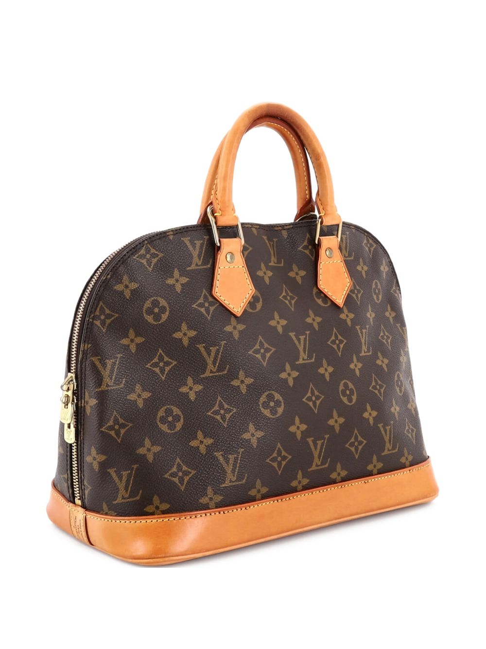 Louis Vuitton Alma Handbag Monogram Canvas PM satchel