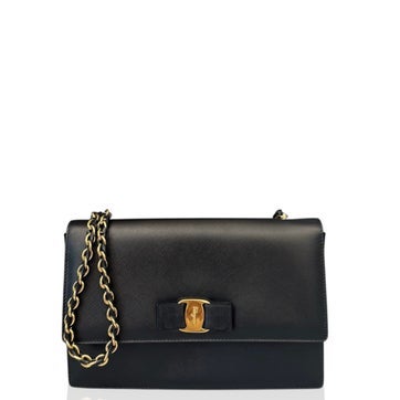 Vitello Leather Flap Bag