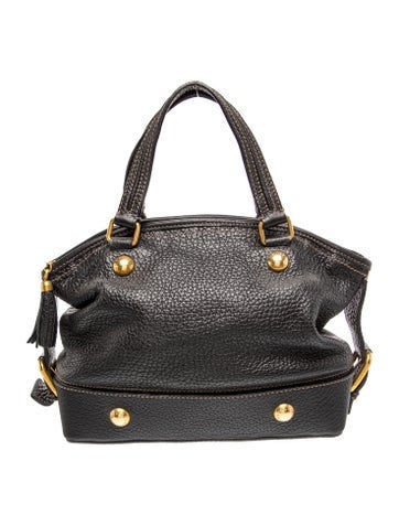Leather Top Handle Bag