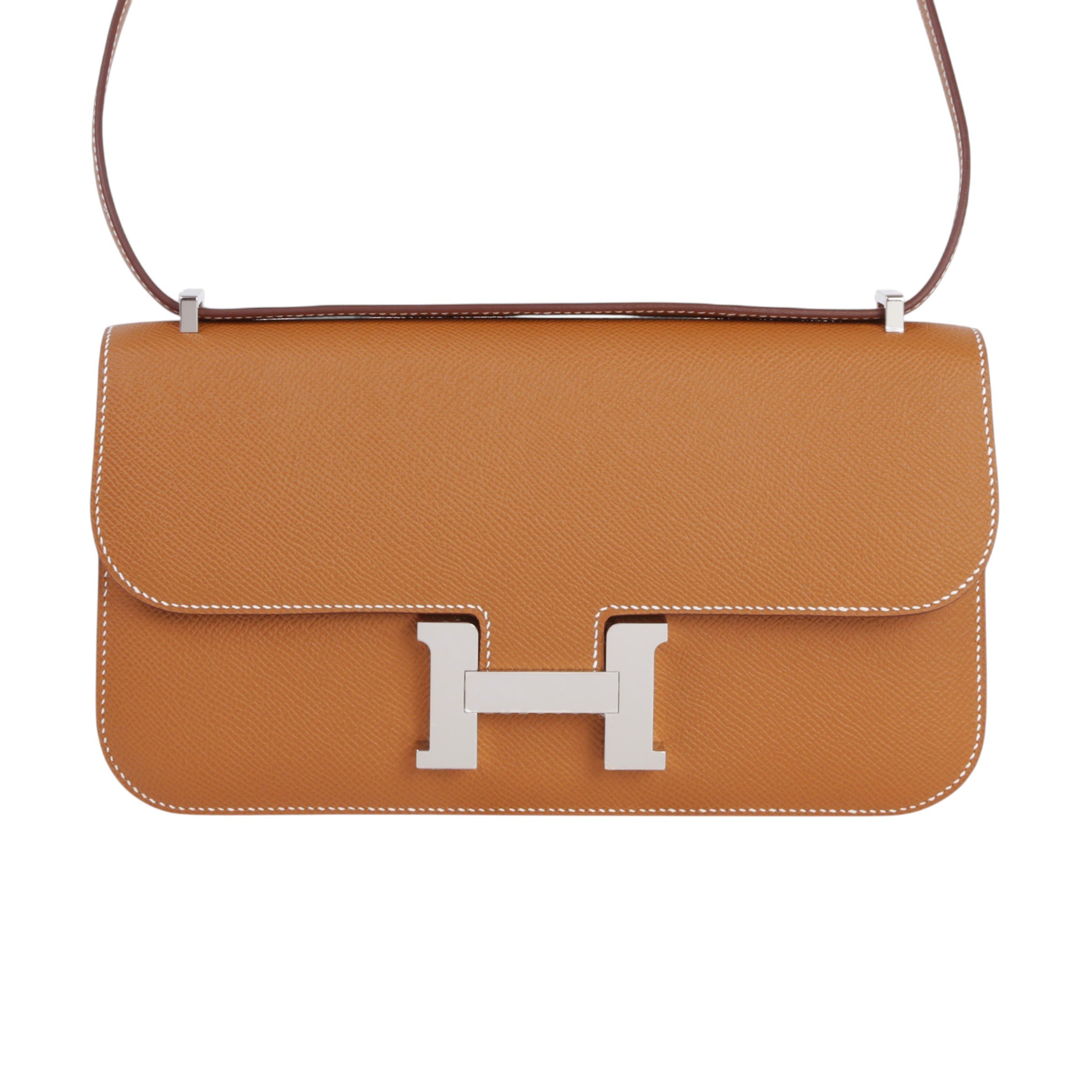 Hermes Brand New ( Rank N ) HERMÈS Constance Elan 2024 Gold (37) Epsom Palladium hardware K (2025)