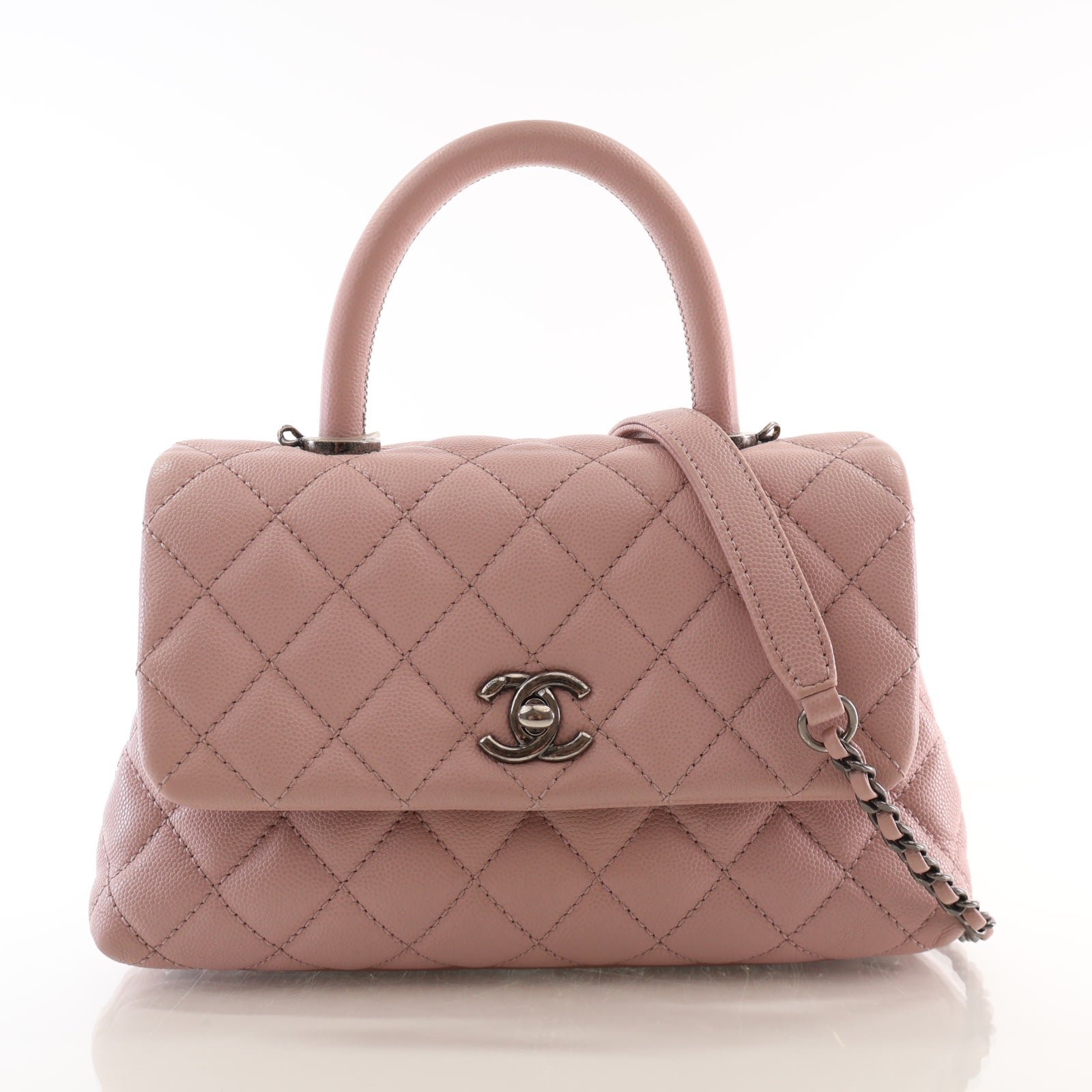 Chanel Mini Caviar Coco Handle Bag