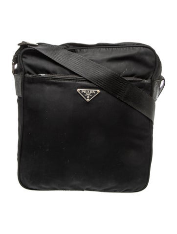 Tessuto Nylon Messenger Bag