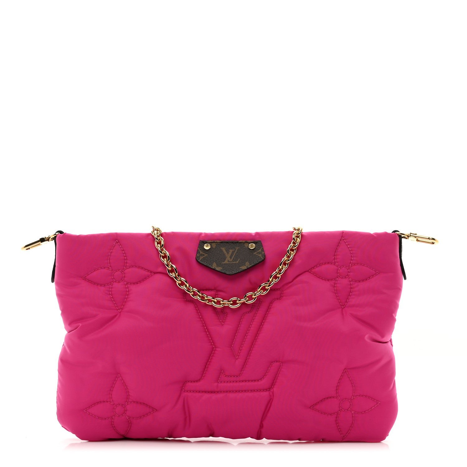 Louis Vuitton Econyl Monogram Pillow Maxi Multi Pochette Accessories Mini Pochette Fuchsia
