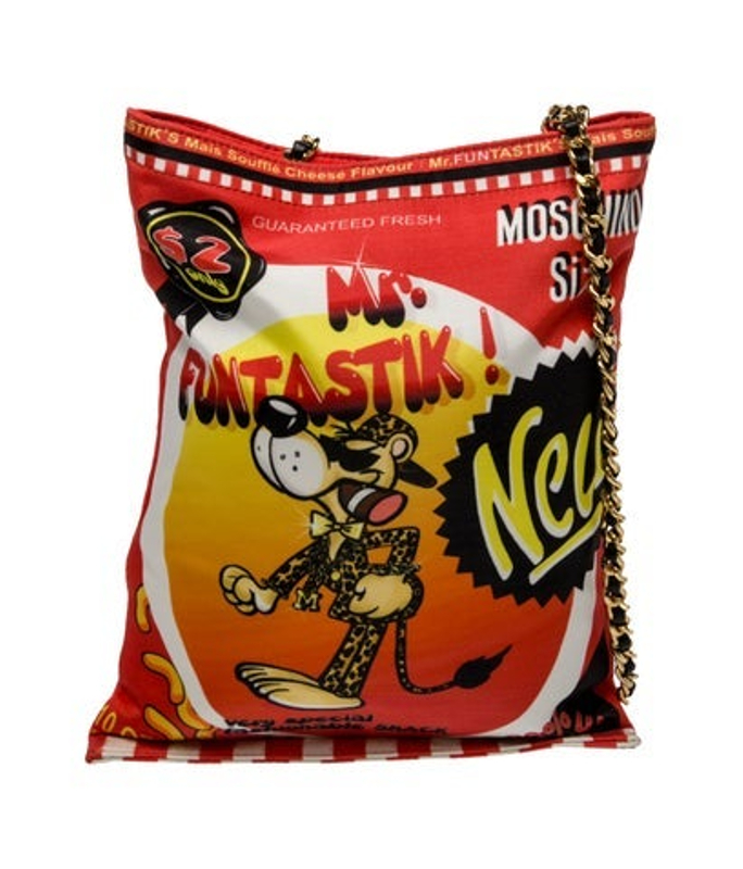 Moschino Canvas Backpack W Tags