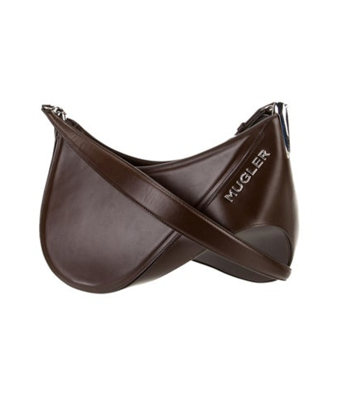 Mugler Leather Shoulder Bag