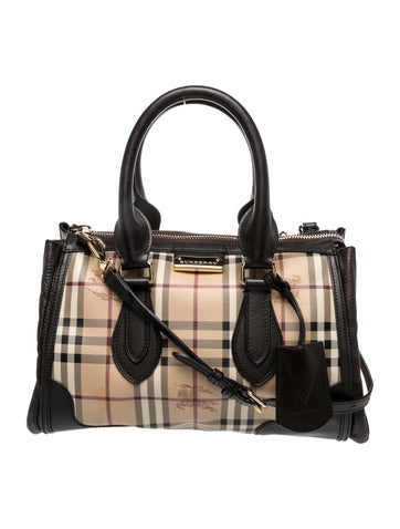 Haymarket Check Top Handle Bag