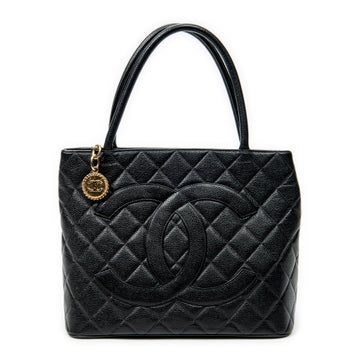 Leather Timeless Medallion Tote