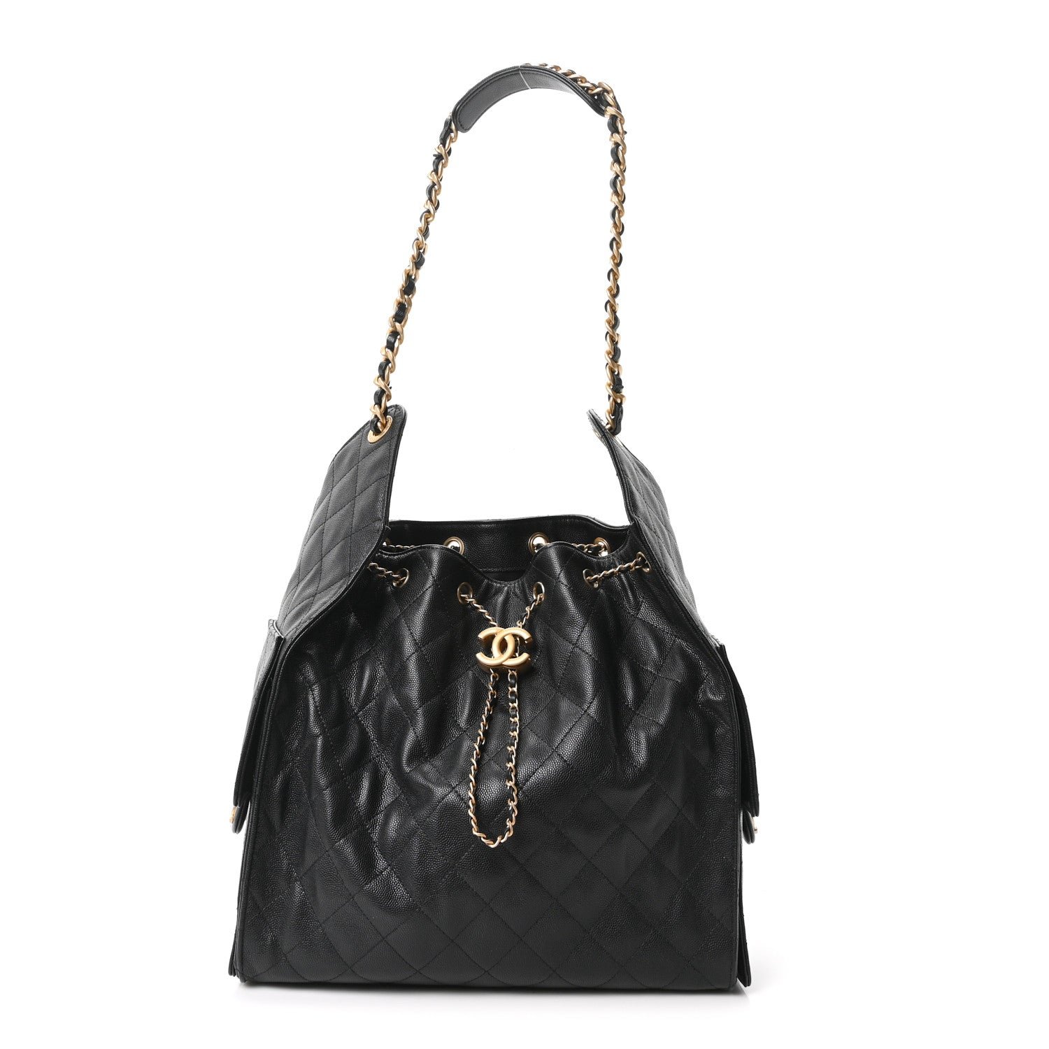 Chanel Caviar Quilted Medium Chanel 25 Handbag Black