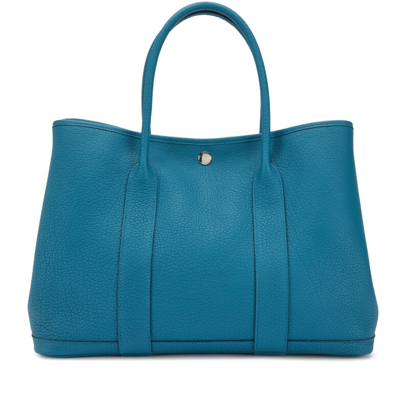 Hermes Vert Bosphore Negonda Garden Party 36 Palladium Hardware, 2020