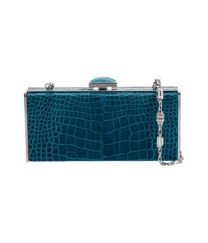 Judith Leiber Leiber Alligator Minaudiere