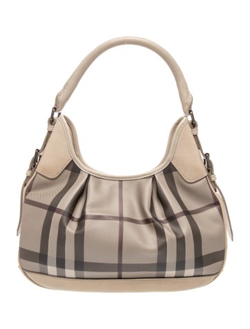 Smoked Check Top Handle Bag