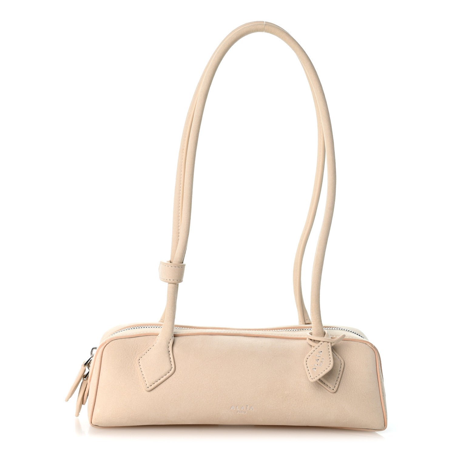 Alaia Nubuck Small Le Teckel Bag Craie